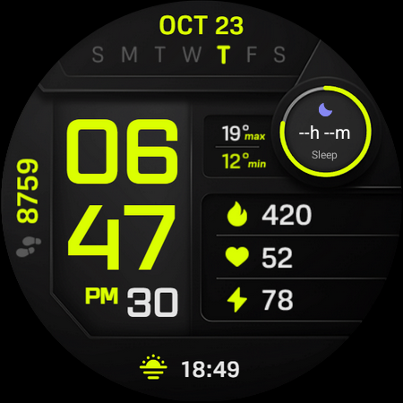 PIXEL INSTINCT 3 Watch Face screenshot