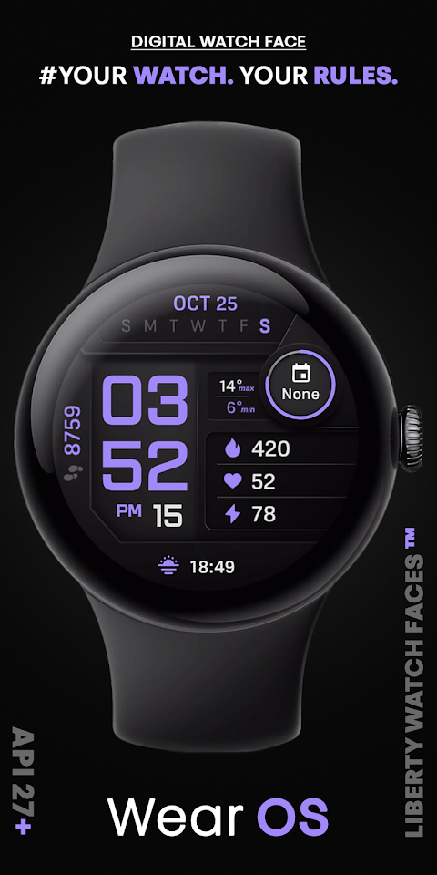 PIXEL INSTINCT 3 Watch Face screenshot