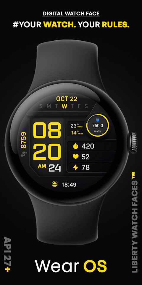 PIXEL INSTINCT 3 Watch Face screenshot