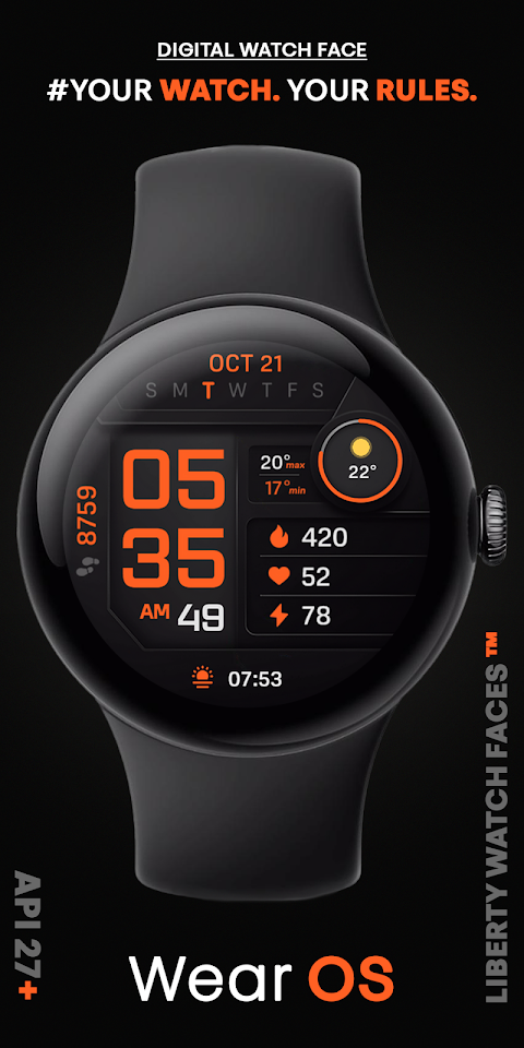 PIXEL INSTINCT 3 Watch Face screenshot