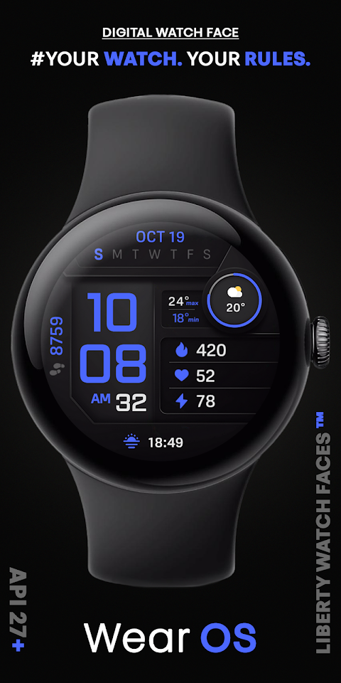 PIXEL INSTINCT 3 Watch Face screenshot