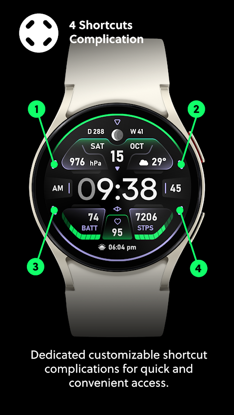 Polaris: Digital Watch Face screenshot