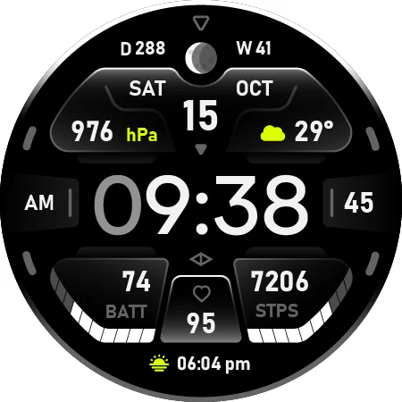 Polaris: Digital Watch Face screenshot