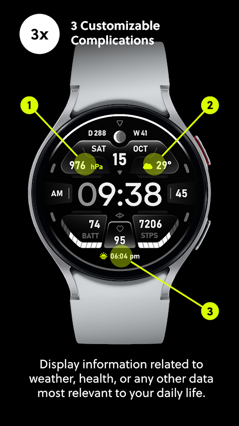 Polaris: Digital Watch Face screenshot
