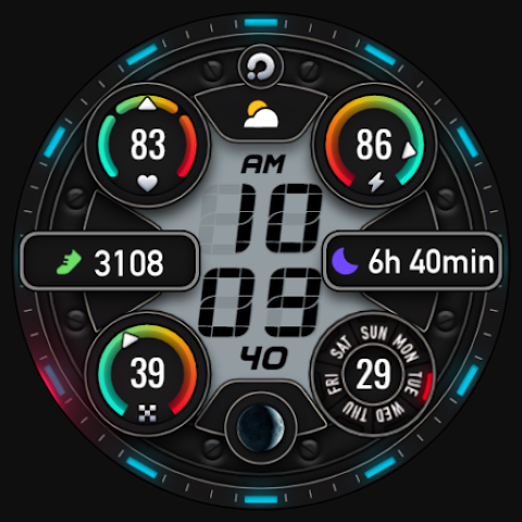PRADO 74 Digital Watch Face screenshot
