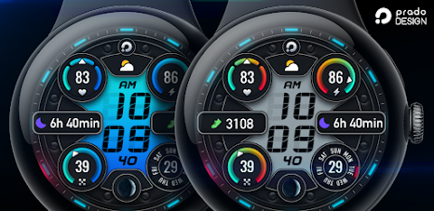 PRADO 74 Digital Watch Face screenshot
