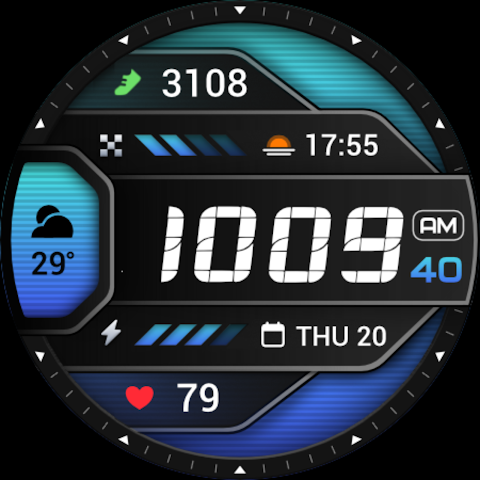 PRADO 86 Digital Watch Face screenshot