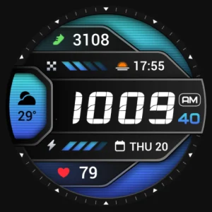 PRADO 86 Digital Watch Face