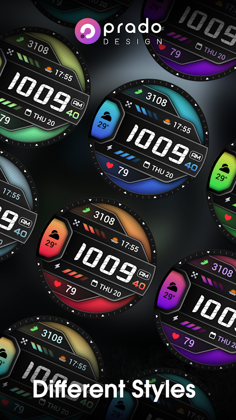 PRADO 86 Digital Watch Face screenshot