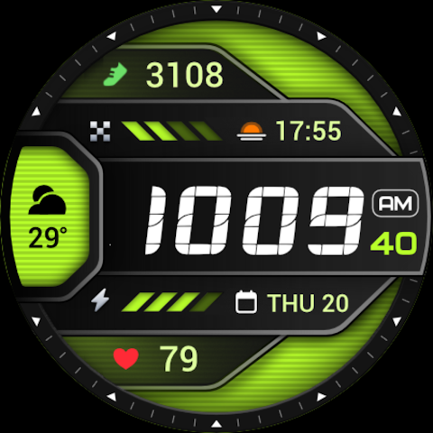 PRADO 86 Digital Watch Face screenshot