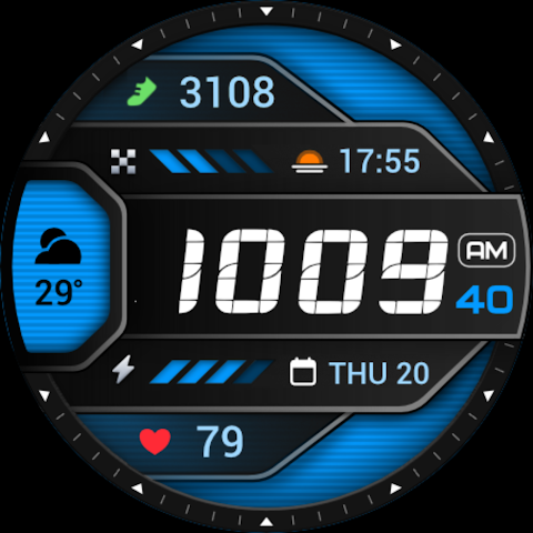 PRADO 86 Digital Watch Face screenshot