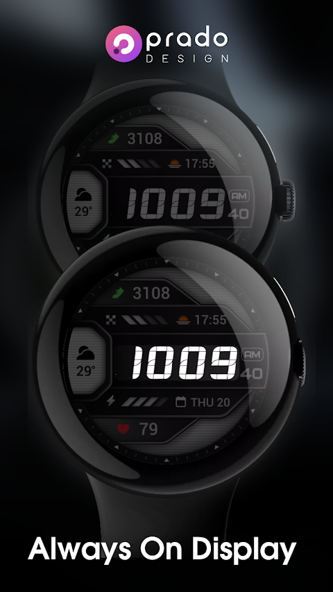 PRADO 86 Digital Watch Face screenshot