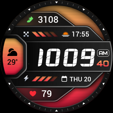 PRADO 86 Digital Watch Face screenshot