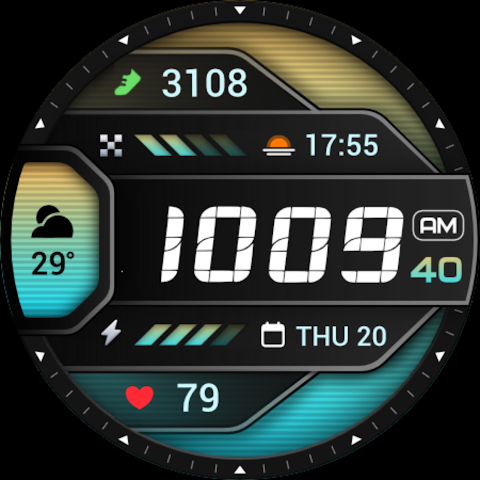 PRADO 86 Digital Watch Face screenshot