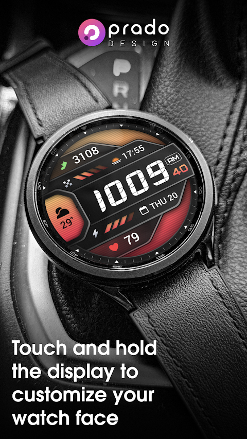 PRADO 86 Digital Watch Face screenshot