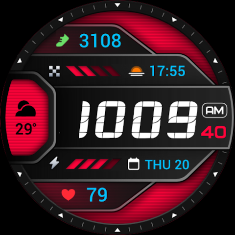PRADO 86 Digital Watch Face screenshot