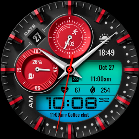 PT20 Hybrid Watch Face screenshot