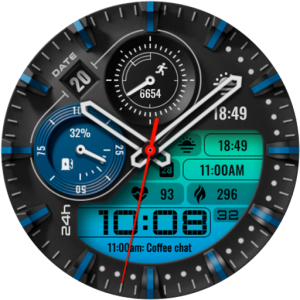 PT20 Hybrid Watch Face