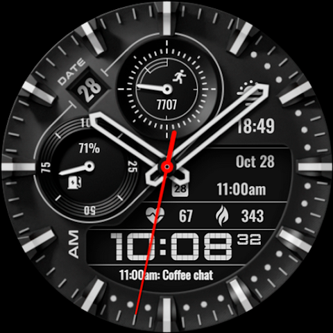 PT20 Hybrid Watch Face screenshot