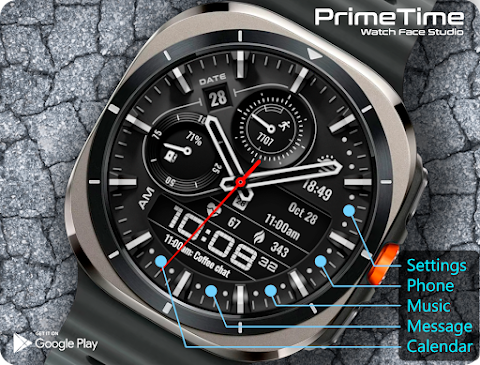 PT20 Hybrid Watch Face screenshot