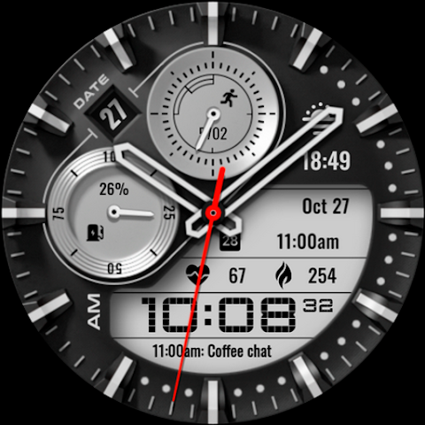 PT20 Hybrid Watch Face screenshot
