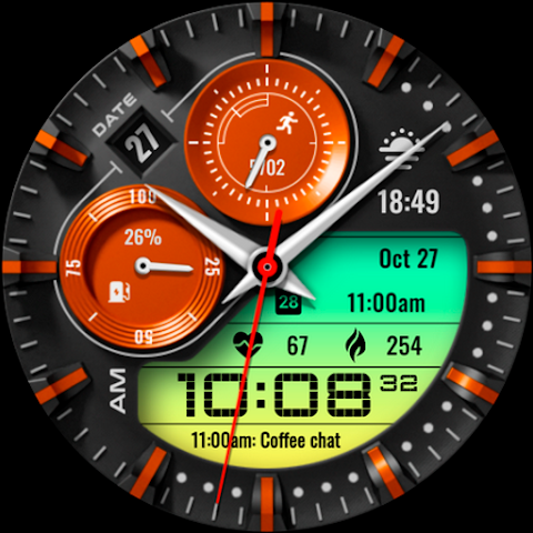 PT20 Hybrid Watch Face screenshot