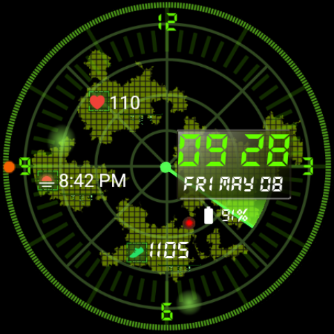 Tactical Radar HUD screenshot