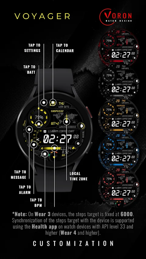 Voron VOYAGER Watch Face screenshot