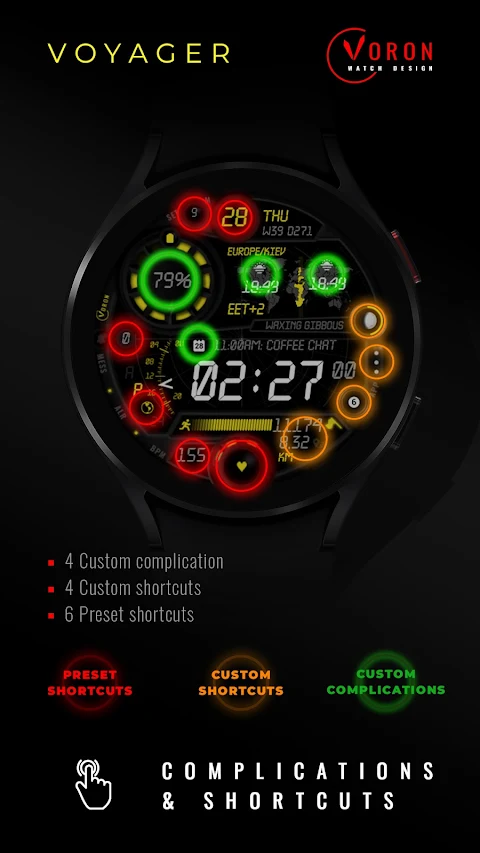 Voron VOYAGER Watch Face screenshot