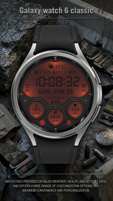 WFP 355 Tactical Watch face screenshot