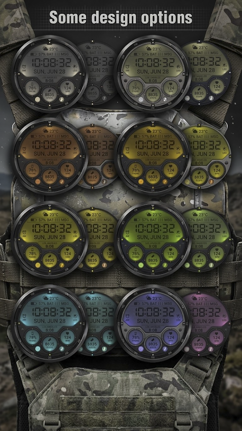 WFP 355 Tactical Watch face screenshot