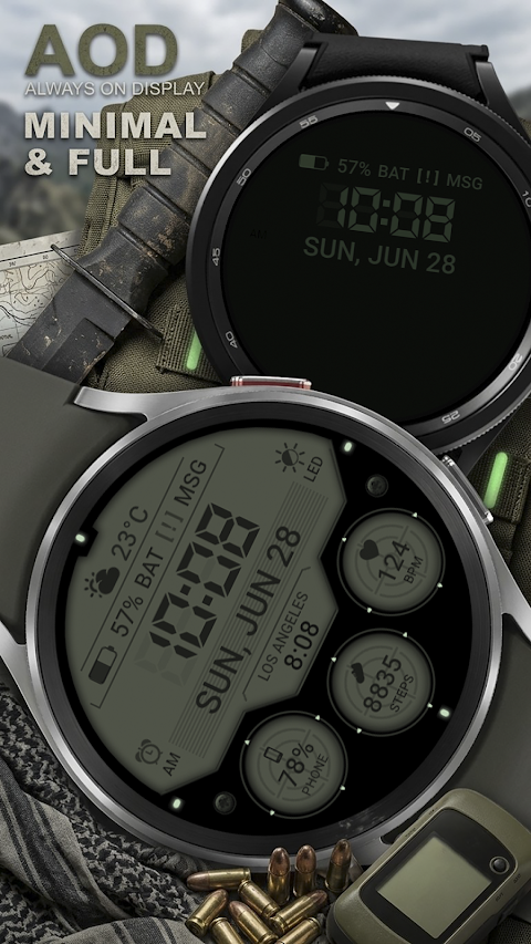 WFP 355 Tactical Watch face screenshot