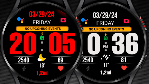 BIG 24 Digital Watchface screenshot