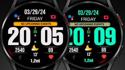 BIG 24 Digital Watchface screenshot