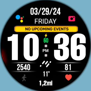 BIG 24 Digital Watchface