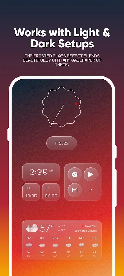 Evrything Glass Widget Pack screenshot