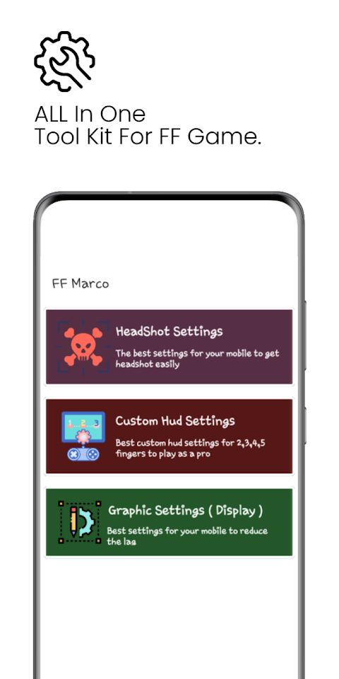 FF Marco : PRO Settings screenshot