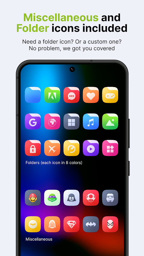 Ares: Colorful Icon Pack screenshot