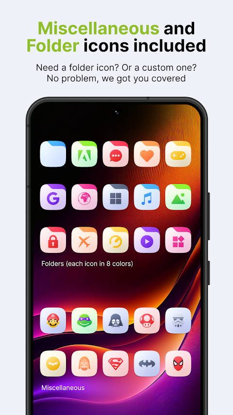 Ares Light: Pastel Icon Pack screenshot
