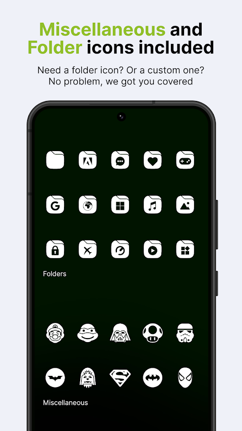 Lena White: Glyph Icon Pack screenshot
