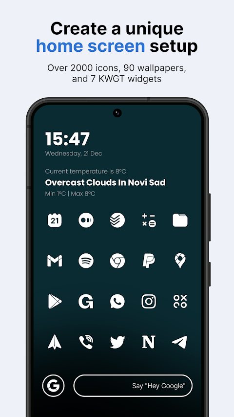 Lena White: Glyph Icon Pack screenshot