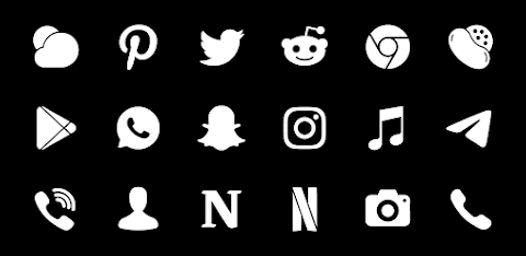 Lena White: Glyph Icon Pack screenshot