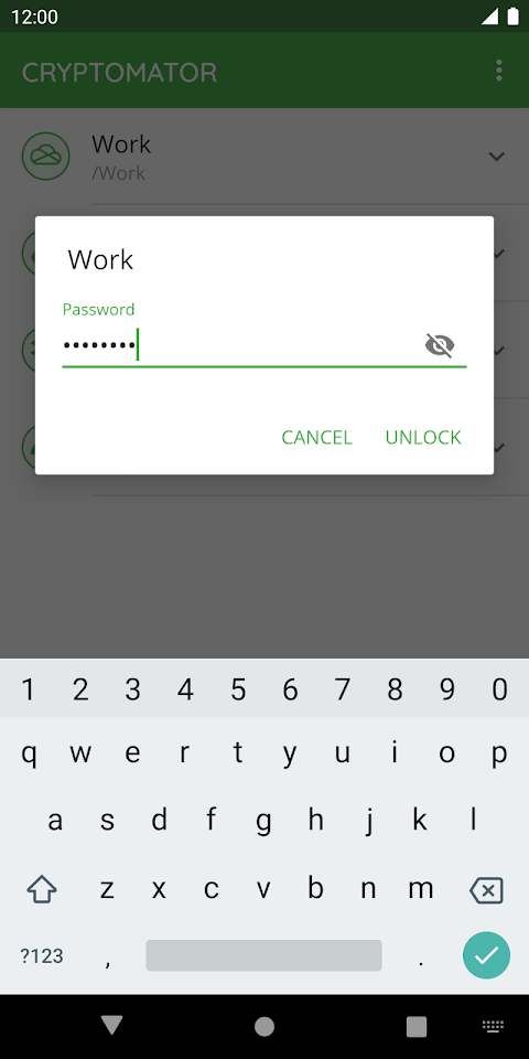 Cryptomator: Full Version screenshot