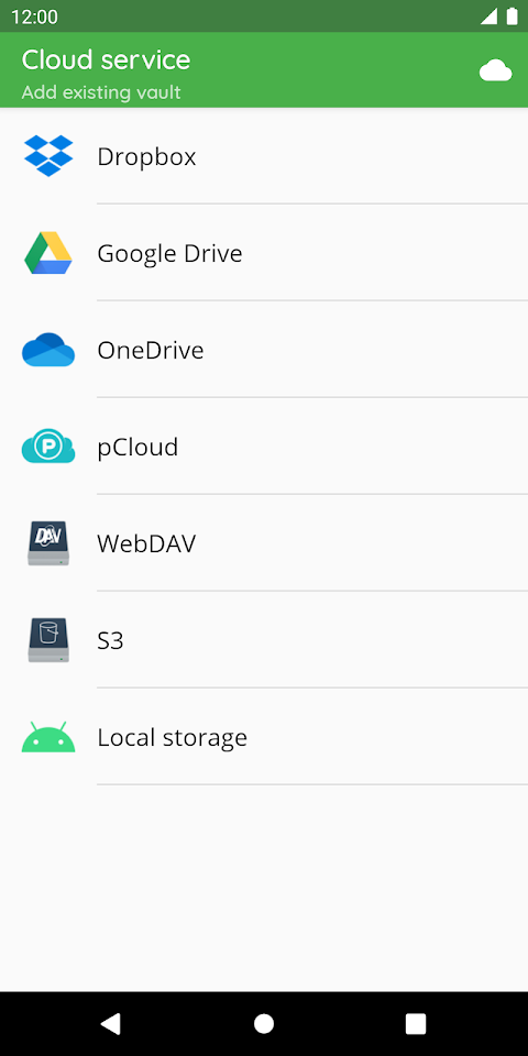 Cryptomator: Full Version screenshot