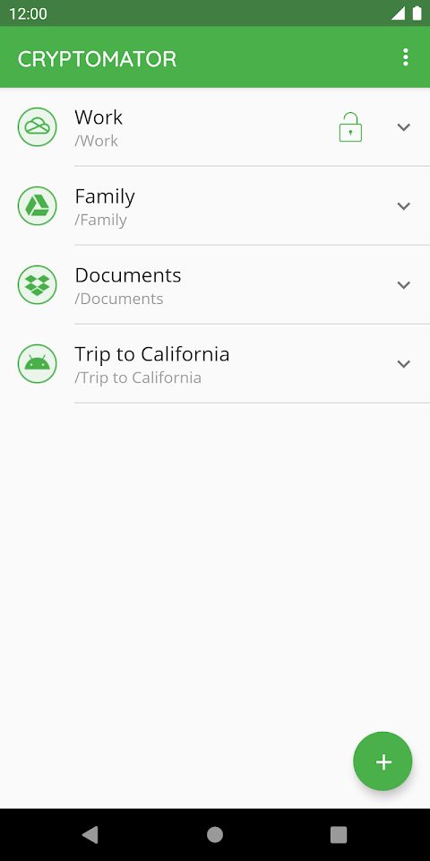 Cryptomator: Full Version screenshot