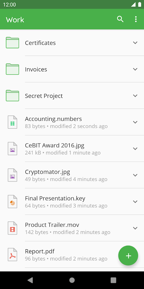 Cryptomator: Full Version screenshot