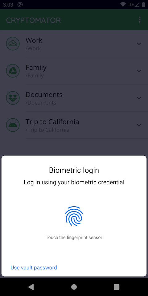 Cryptomator: Full Version screenshot