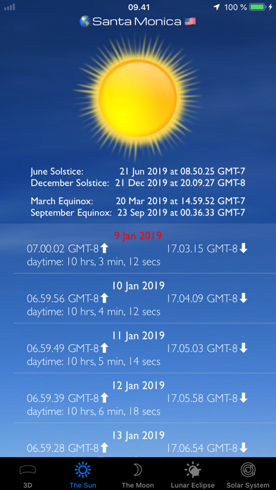 Sun & Moon 3D Planetarium Pro screenshot