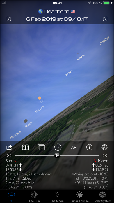 Sun & Moon 3D Planetarium Pro screenshot