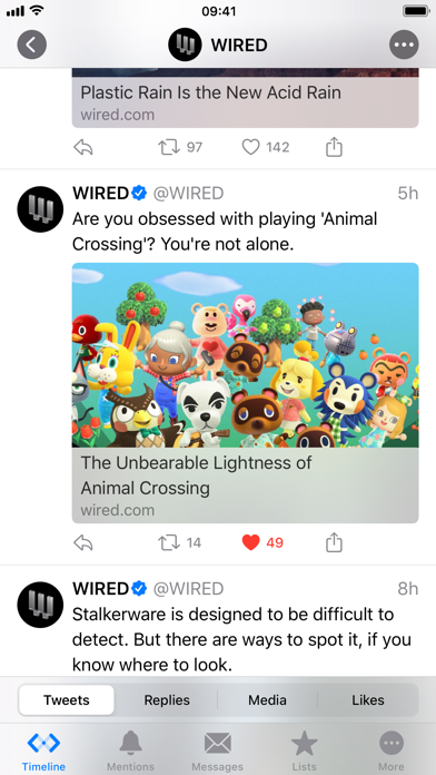 Spring for Twitter screenshot